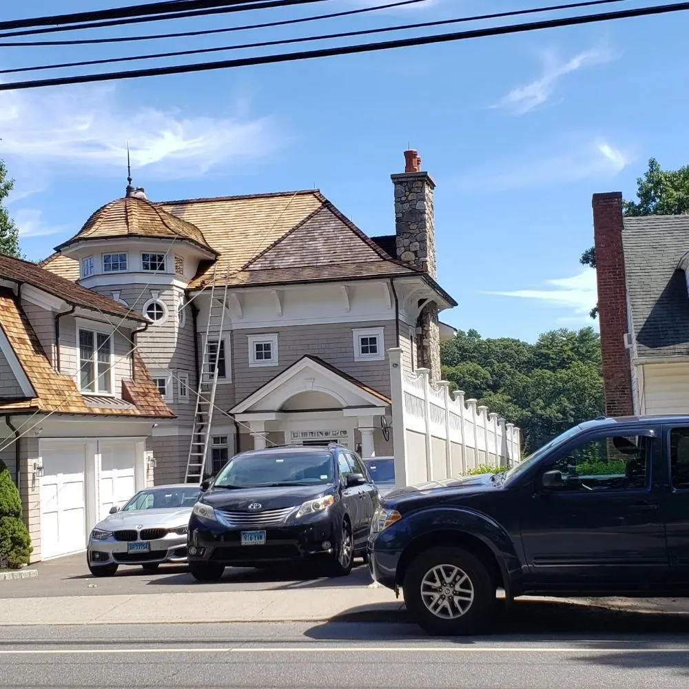 Slide of Cedar Roof Protection