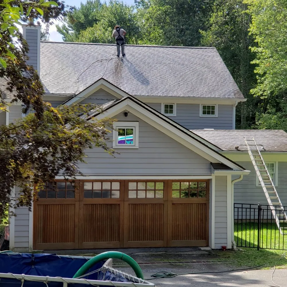 Slide of Cedar Roof Protection