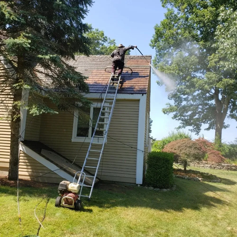 Slide of Cedar Roof Protection