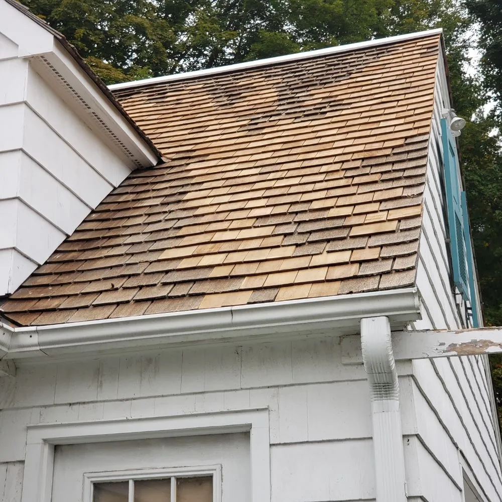 Slide of Cedar Roof Protection