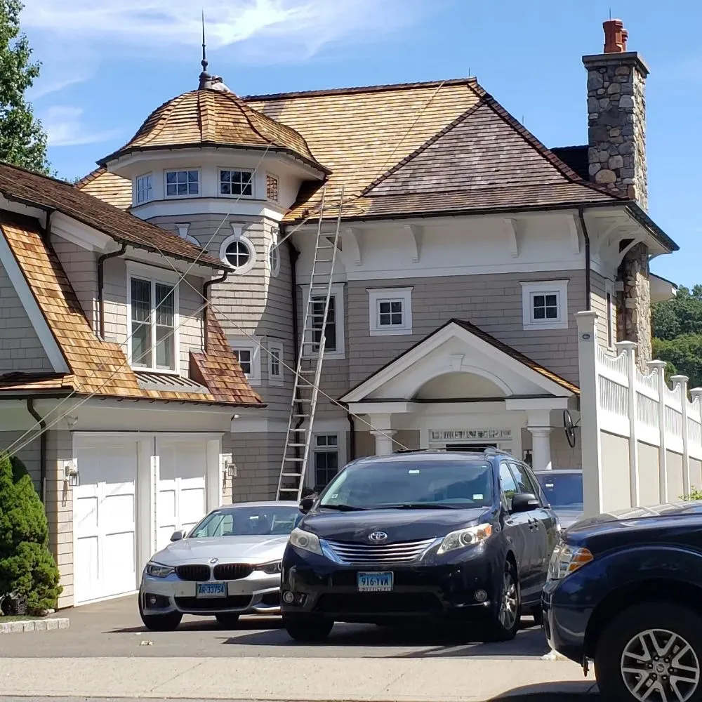 Slide of Cedar Roof Protection