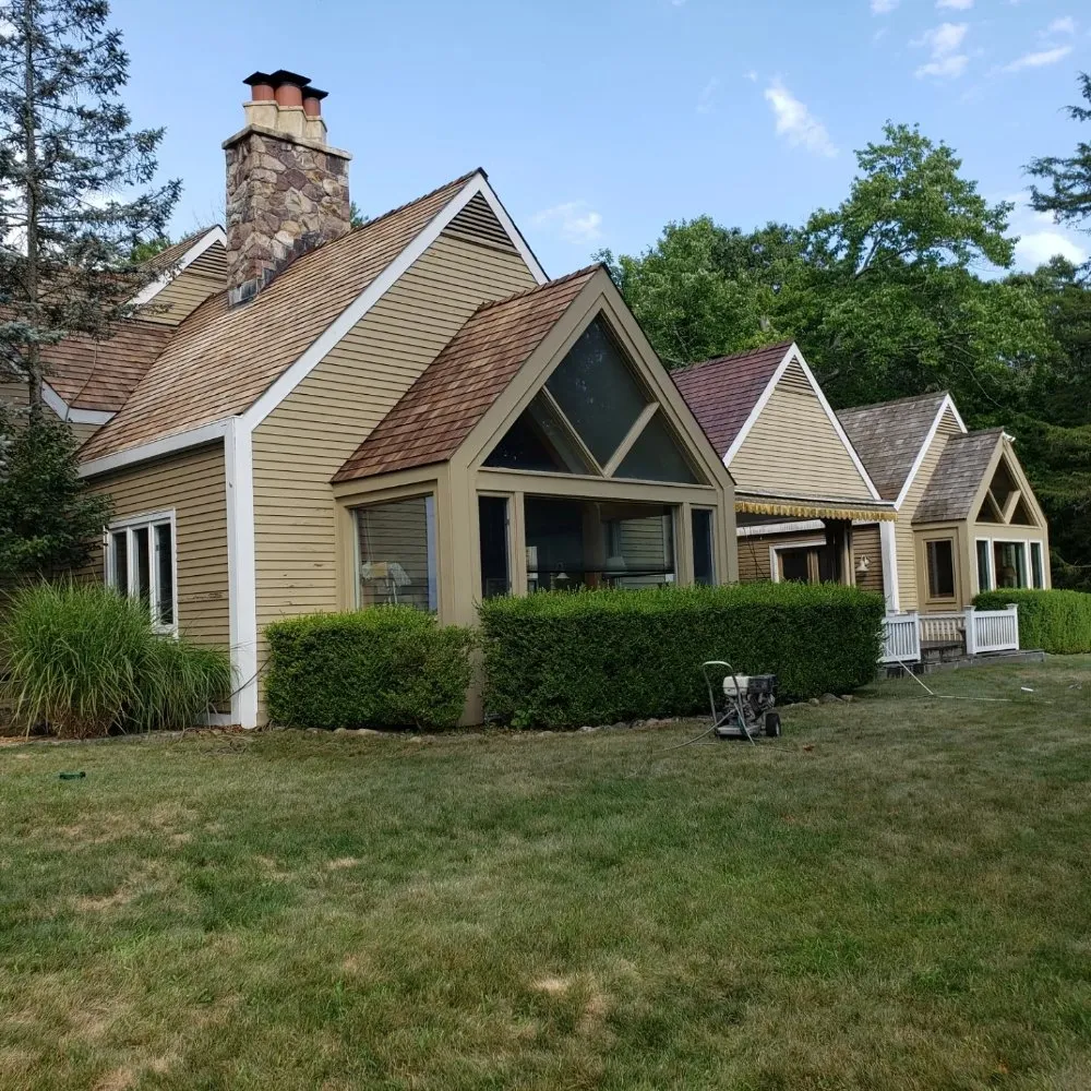 Slide of Cedar Roof Protection