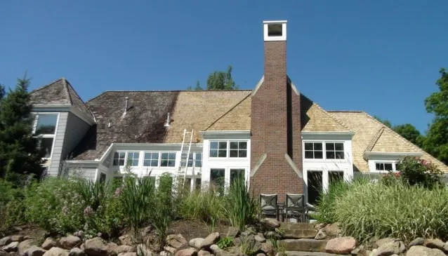 Slide of Cedar Shakes Roof Cleaning