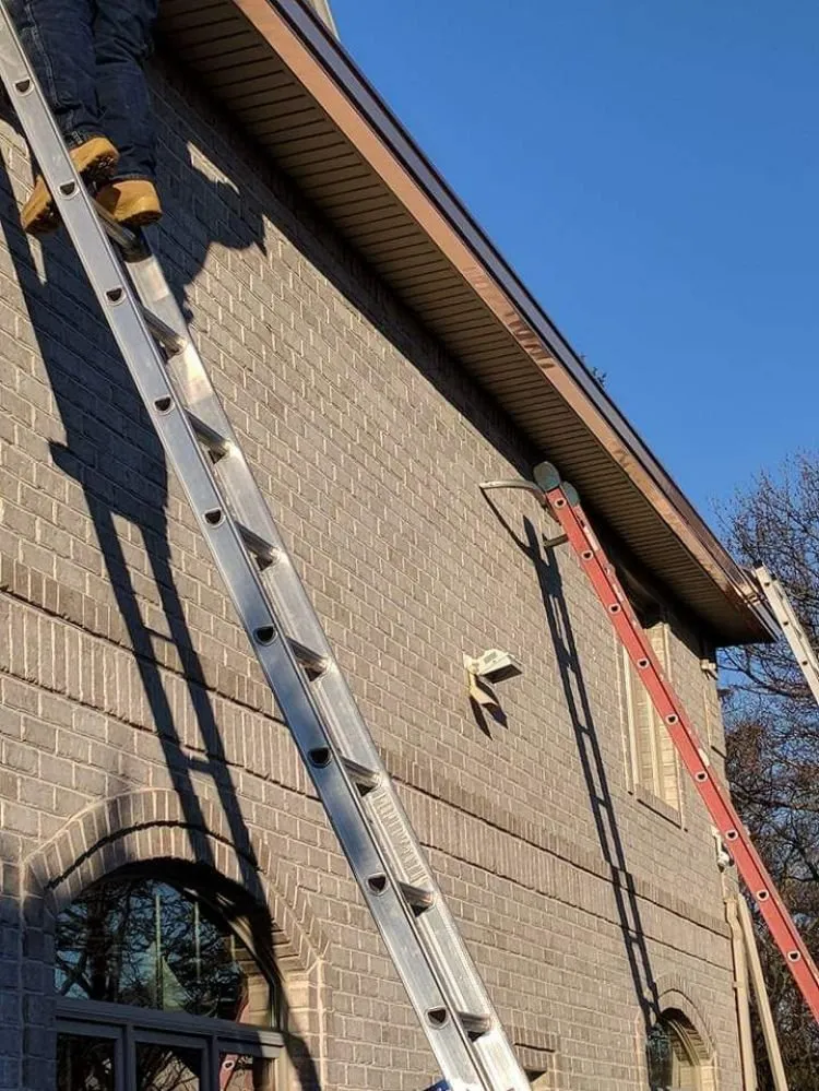 Slide of Central Islip Gutter Clean and Repair