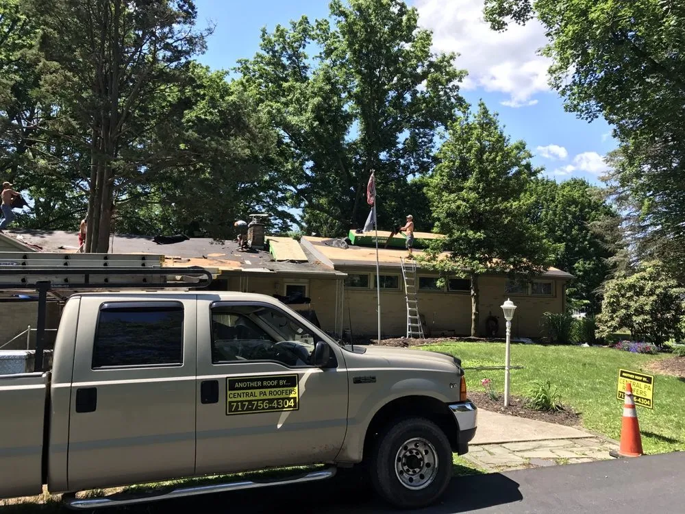 Slide of Central PA Roofers