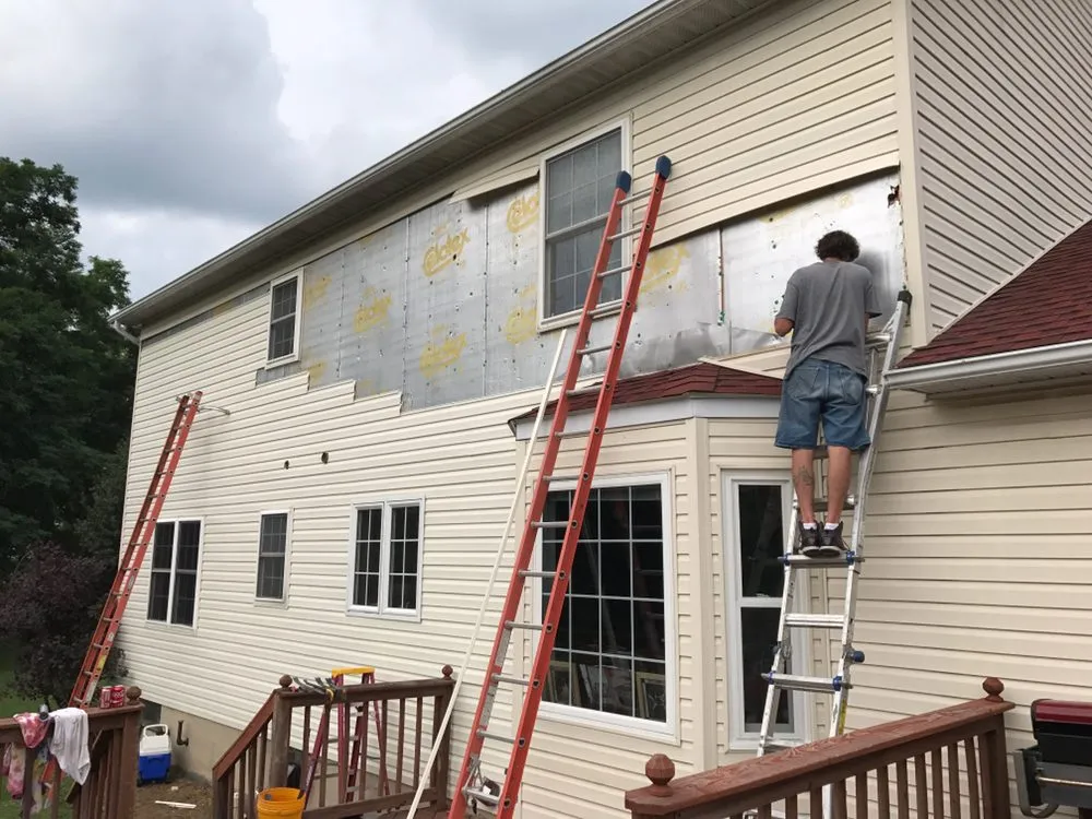 Slide of Central PA Roofers