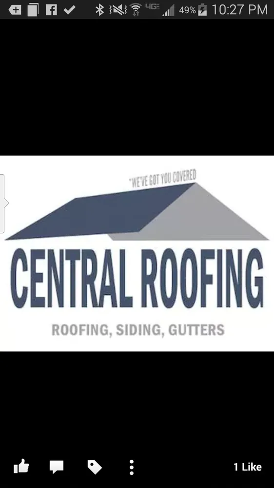 Slide of Central Roofing - Sullivan