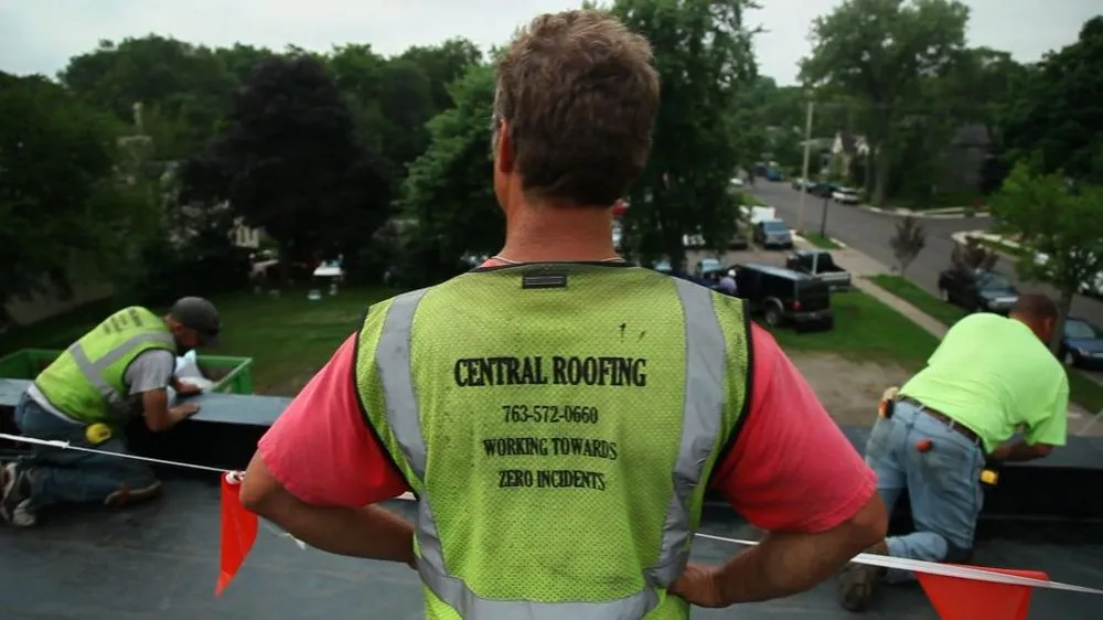 Slide of Central Roofing Company