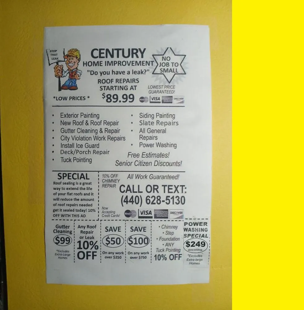 Slide of Century Home Improvment