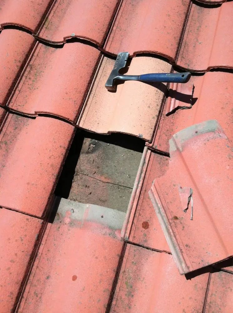 Slide of Century Roofing Company