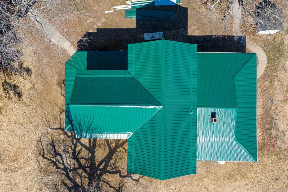 Local metal roofing installation for homes in Troy, VA by Cenvar Roofing
