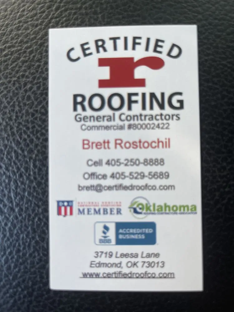 Slide of Certified Roofing & Construction
