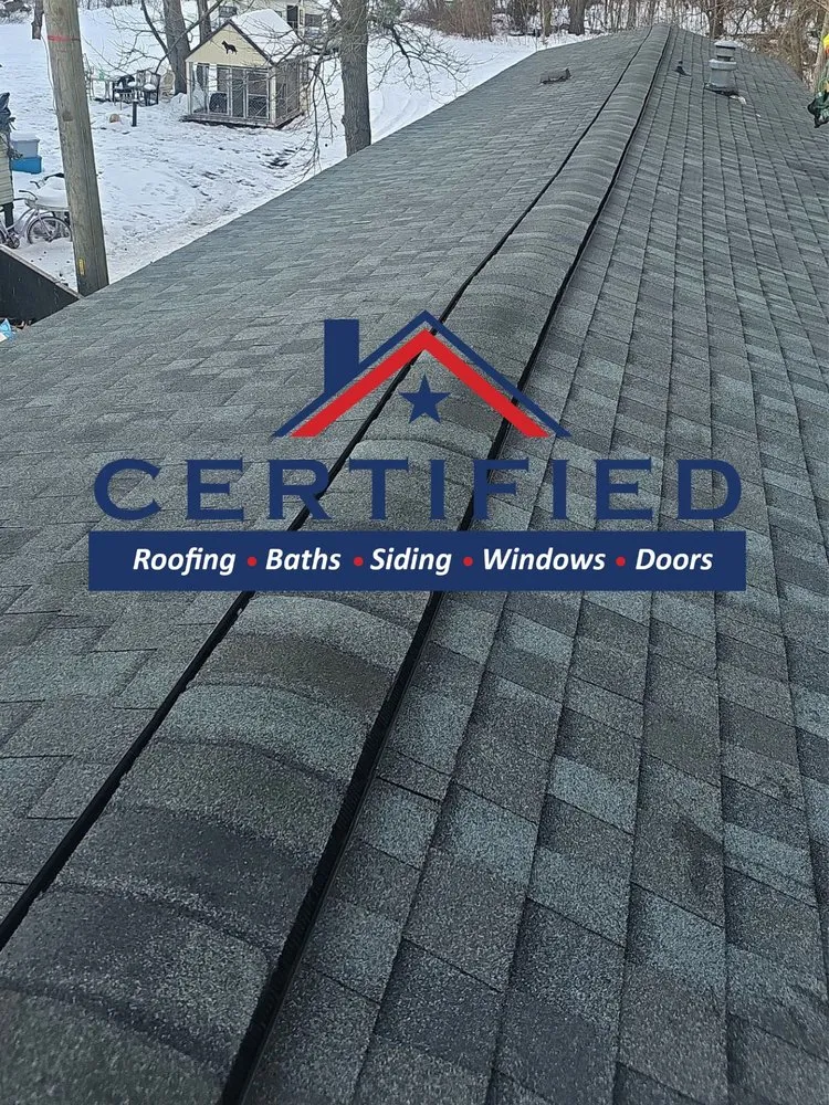 Slide of Certified Roofing