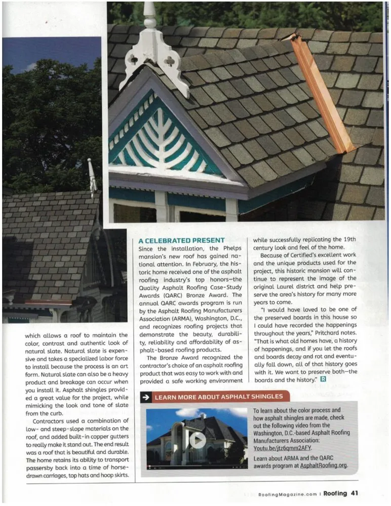 Slide of Certified Roofing