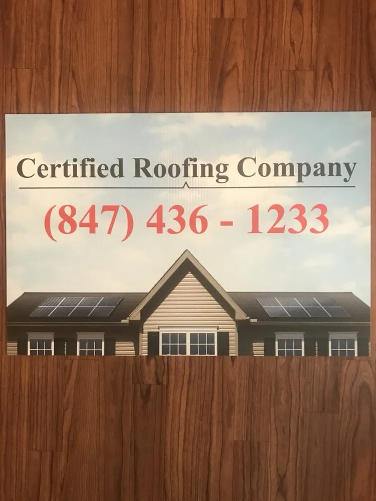 Slide of Certified Roofing