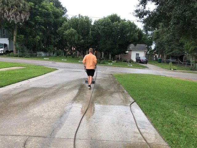 Slide of CFL Exterior Cleaning