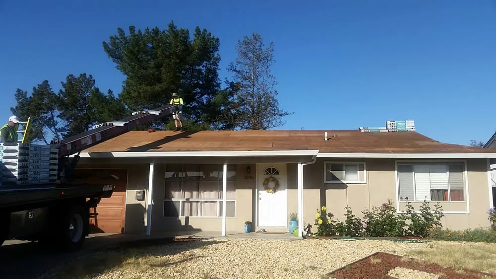 Slide of Chad's Roofing