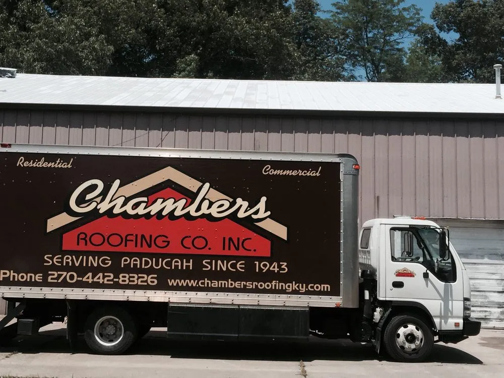 Slide of Chambers Roofing