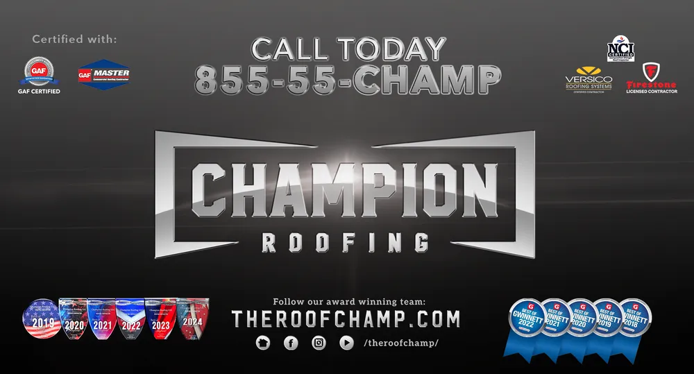 Slide of Champion Roofing