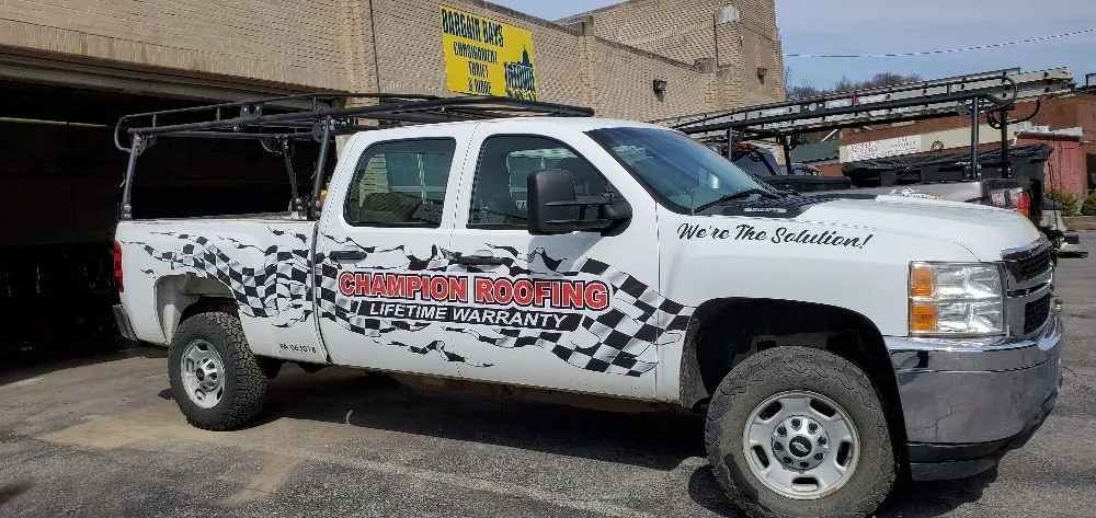 Slide of Champion Roofing Johnstown