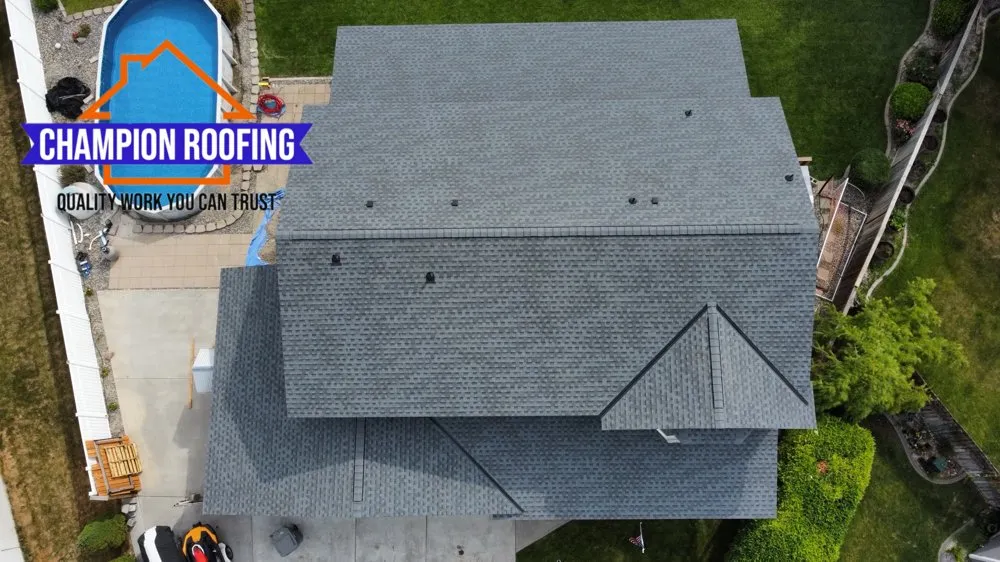 Slide of Champion Roofing