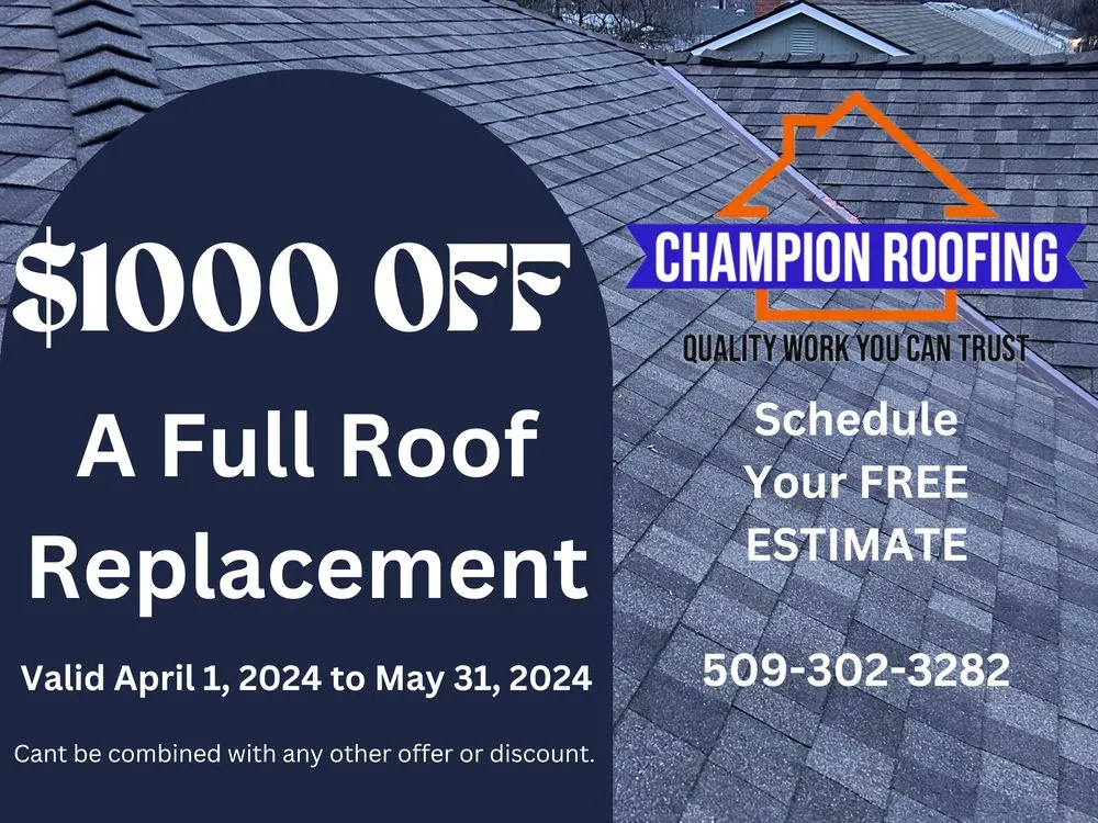 Slide of Champion Roofing