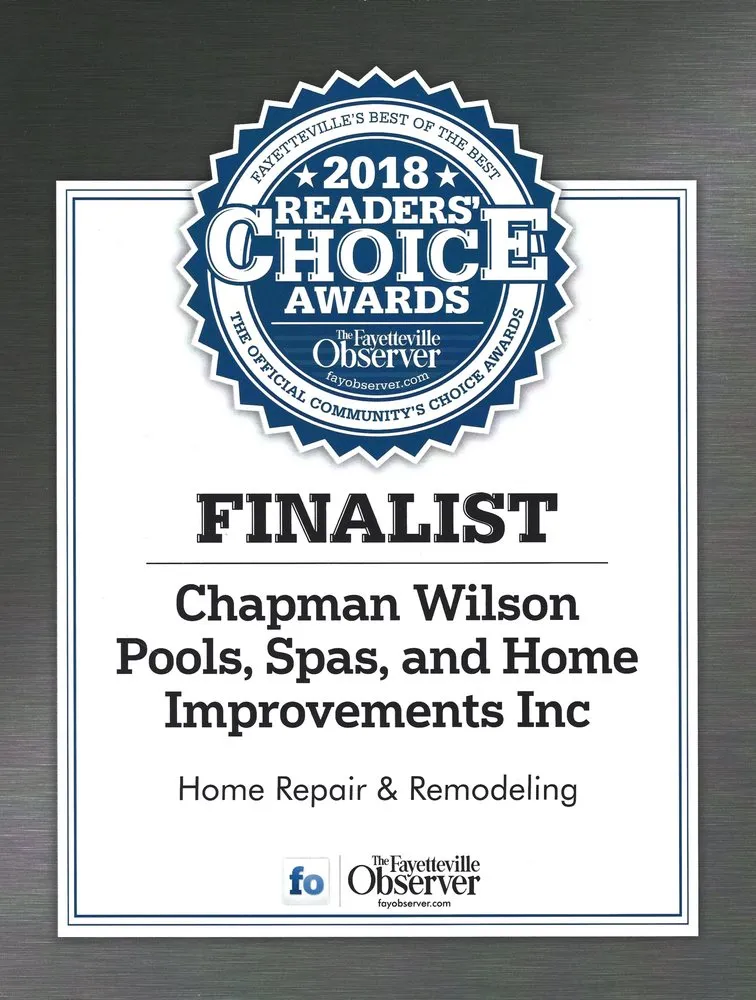 Slide of Chapman - Wilson Pools, Spas & Home Improvements