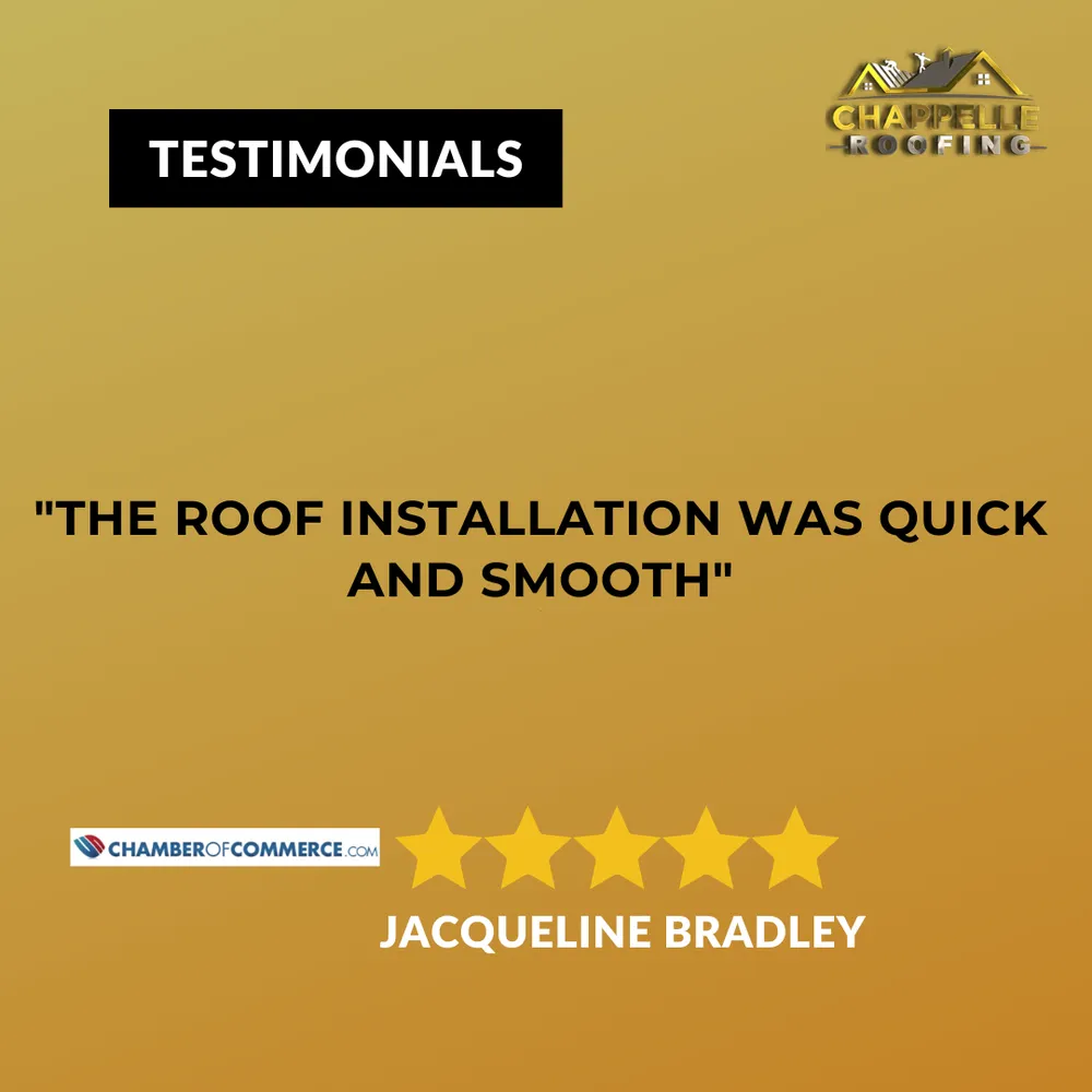 Slide of Chappelle Roofing