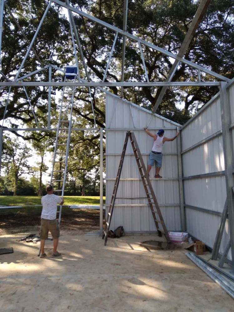 Local roof installation after storm damage in Saint Amant, LA by Charlee Rose Development