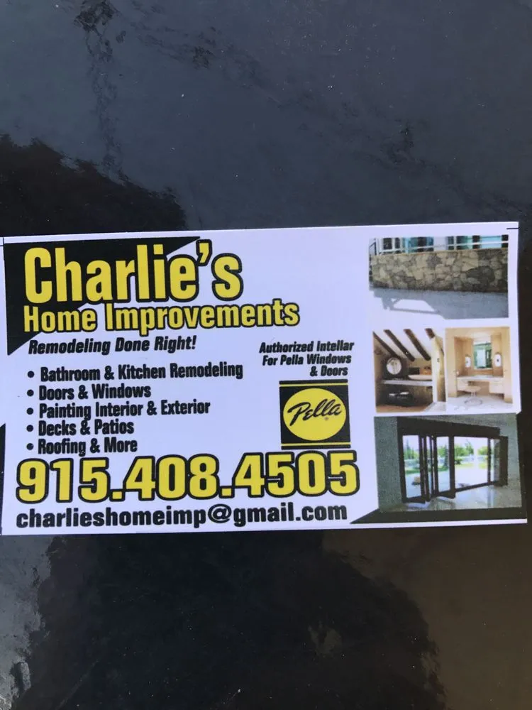 Slide of Charlie’s Home Improvements