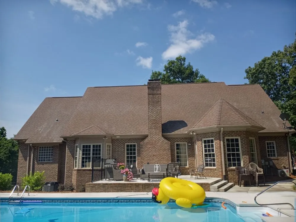 Slide of Charlotte Roof Cleaning