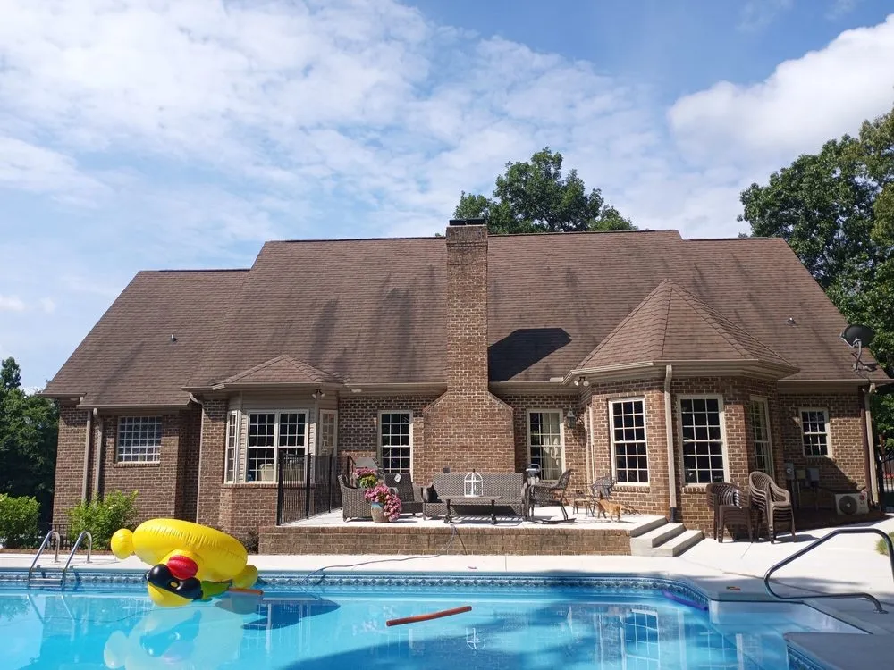 Slide of Charlotte Roof Cleaning