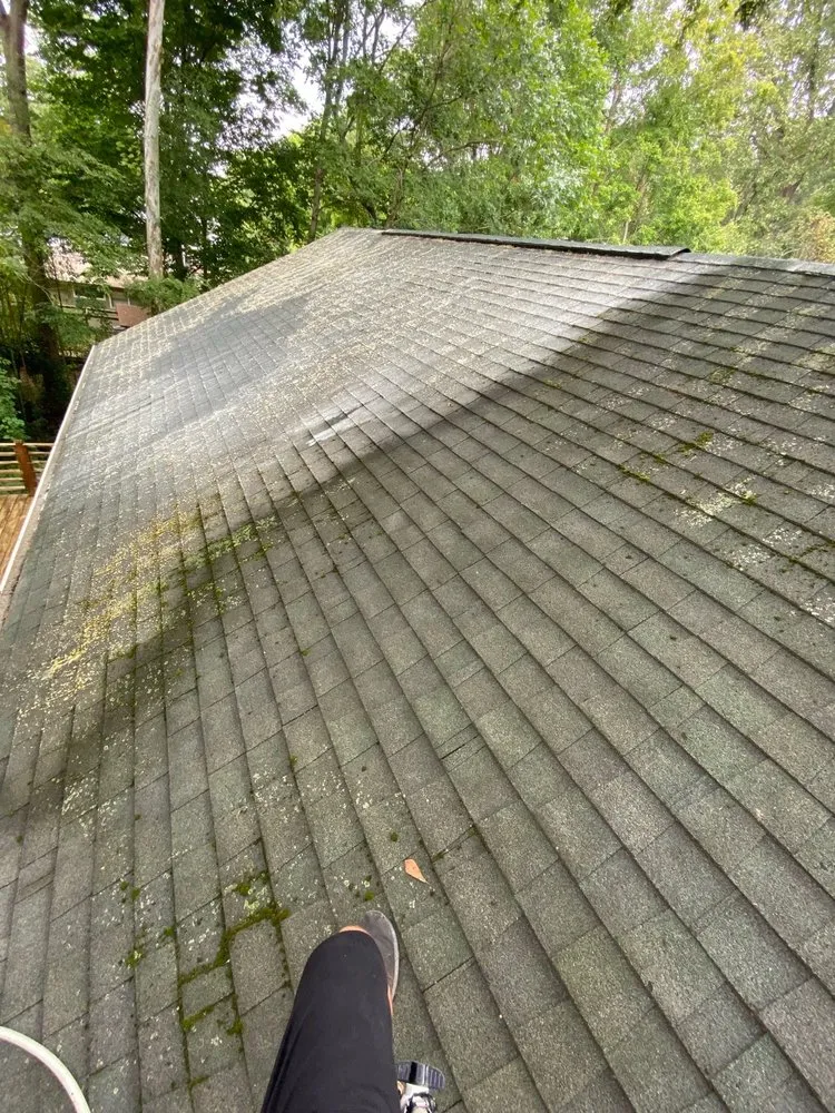 Slide of Charlotte Roof Cleaning