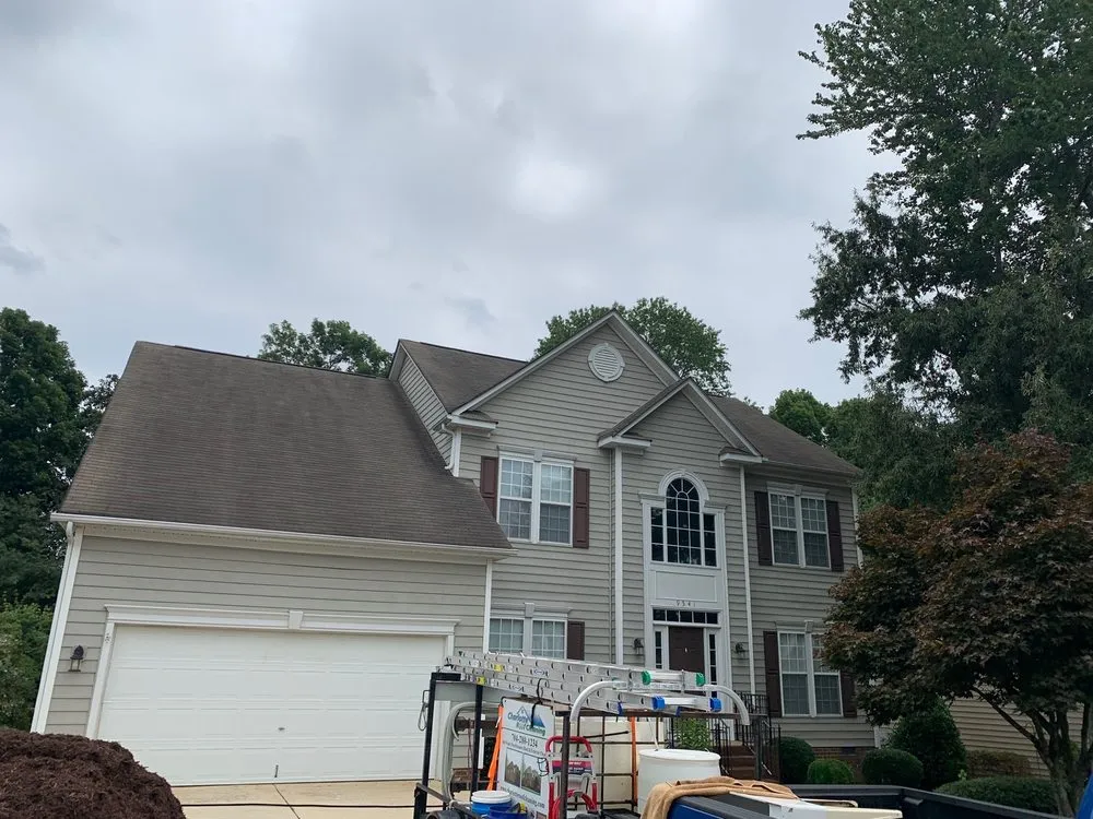 Slide of Charlotte Roof Cleaning