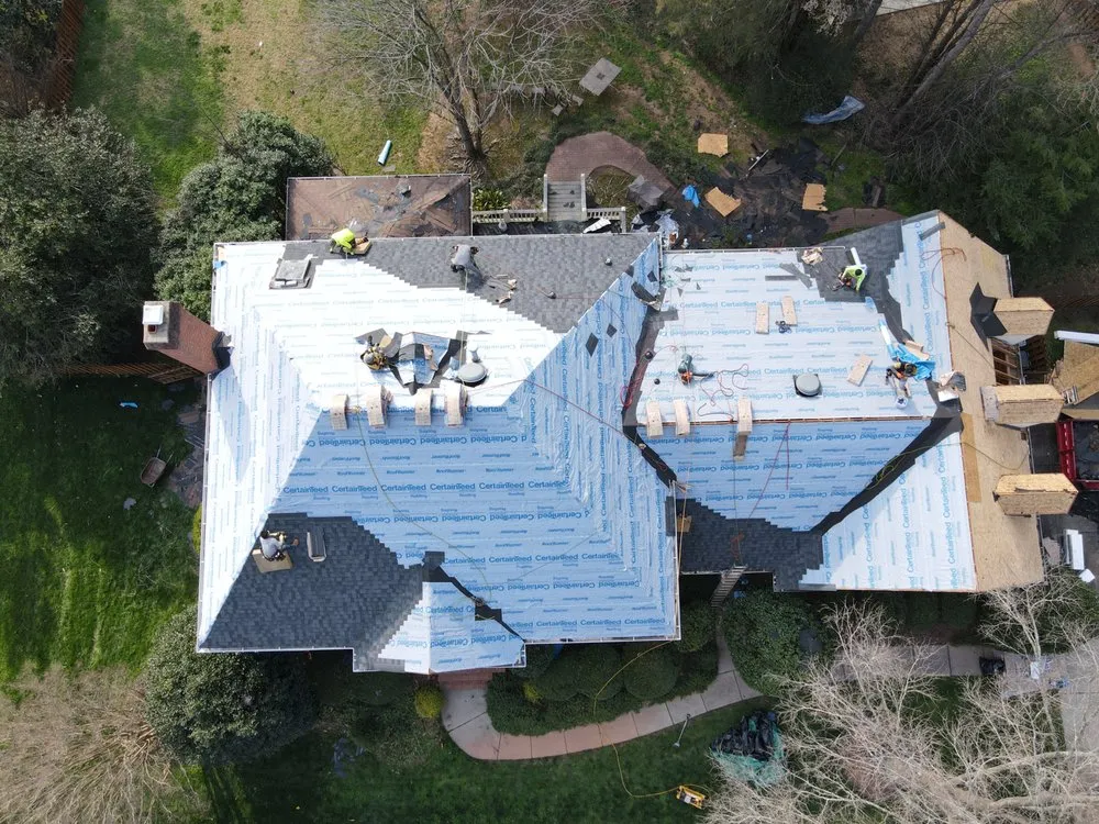 Slide of Charlotte's Best Roofing and Gutters