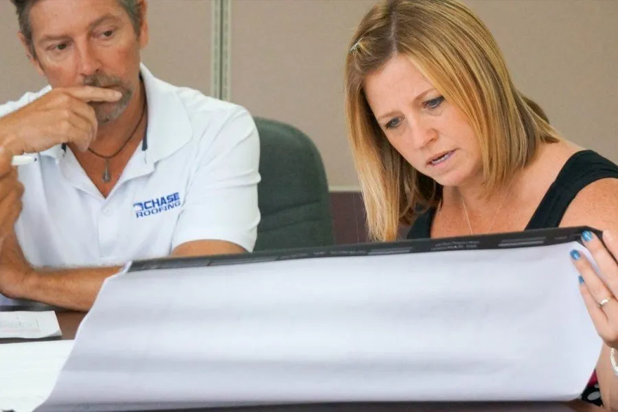 Slide of Chase Roofing