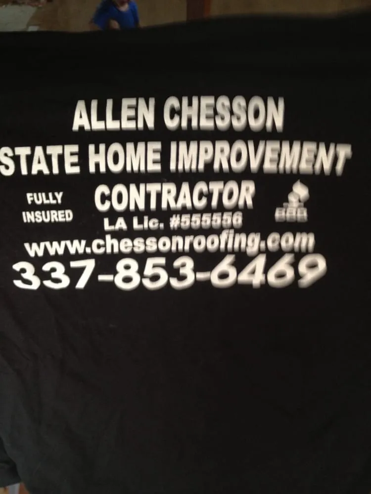 Slide of Chesson's Roofing