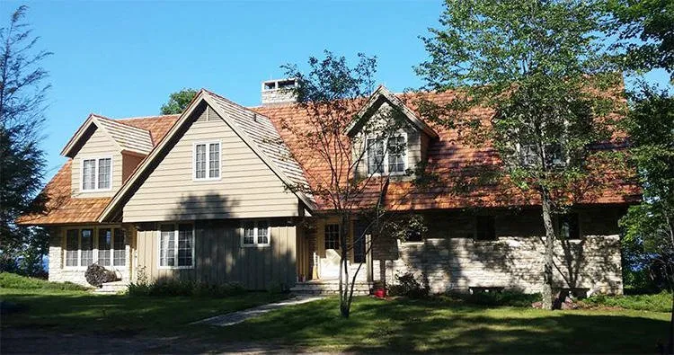Emergency residential roofing service in Baileys Harbor, WI by Chewy & Teo Roofing