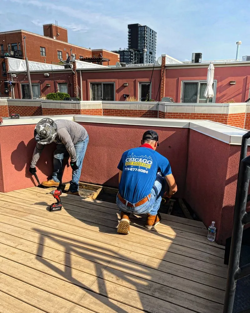 Slide of Chicago City Roofing