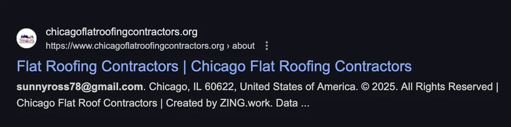 Slide of Chicago flat roofing
