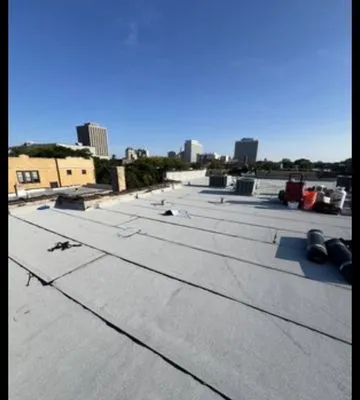 Chicago Flat Roofing Contractors & Decks Logo