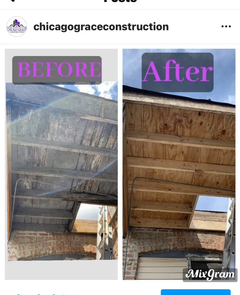 Slide of Chicago Grace Construction