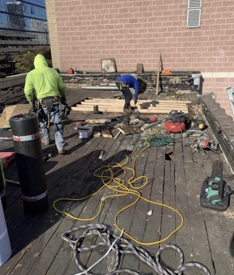 Slide of Chicago Roofing Repair plus