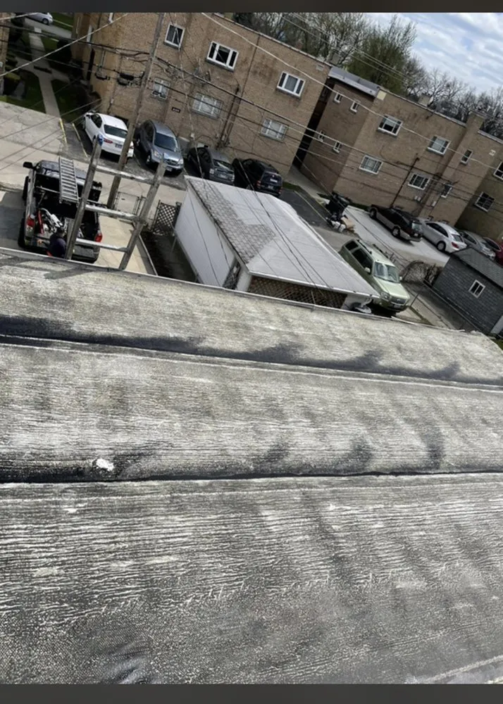 Slide of Chicago Roofing Repairs