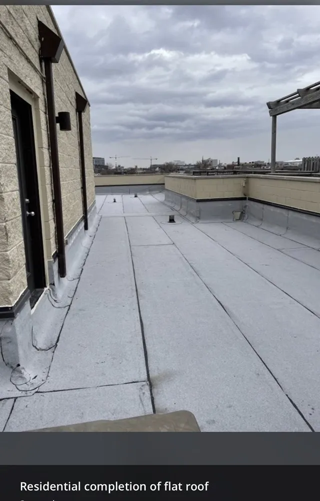 Slide of Chicago Roofing Repairs