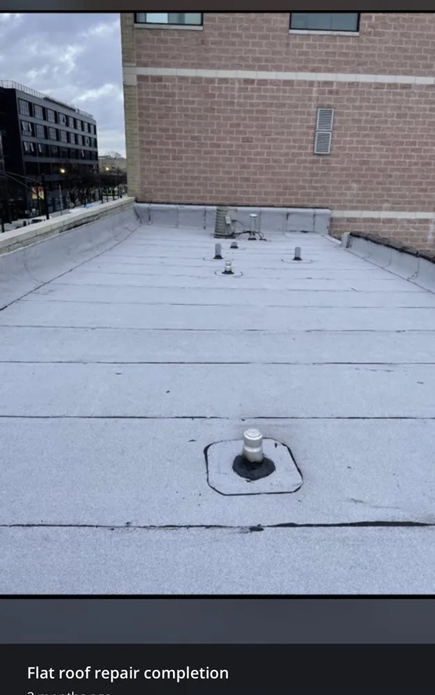 Slide of Chicago Roofing Repairs
