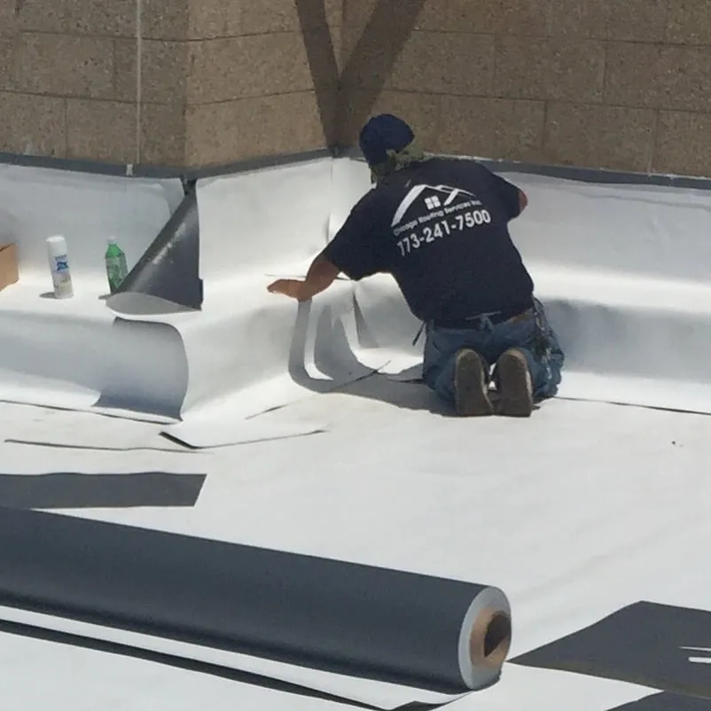 Slide of Chicago Roofing Services