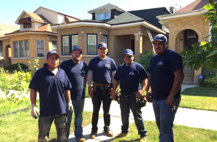 Slide of Chicago Roofing Services