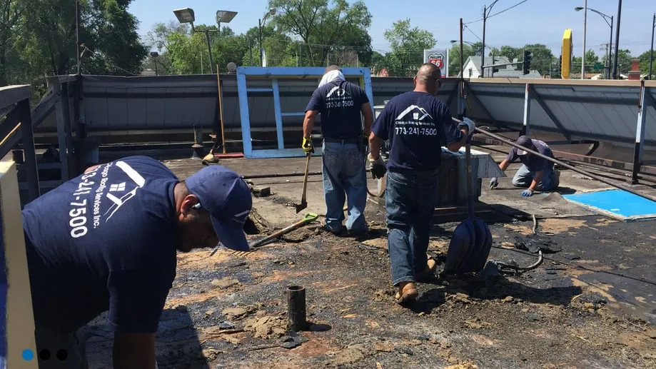 Slide of Chicago Roofing Services