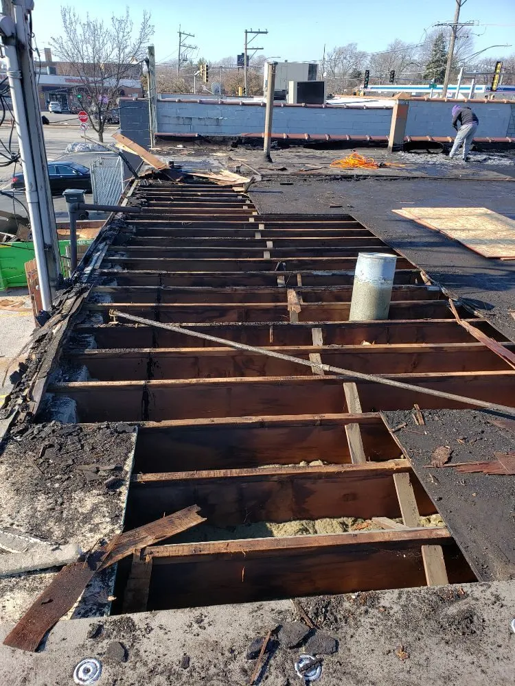 Slide of Chicago superior roofing